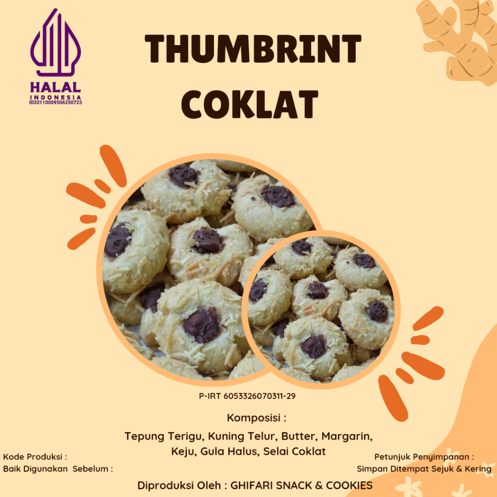 

KUE KERING LEBARAN KUE KERING THUMBRINT COKLAT