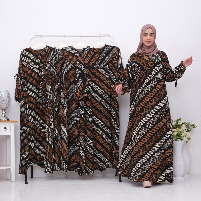 Abaya Gamis Rayon Cap Talia Paarang