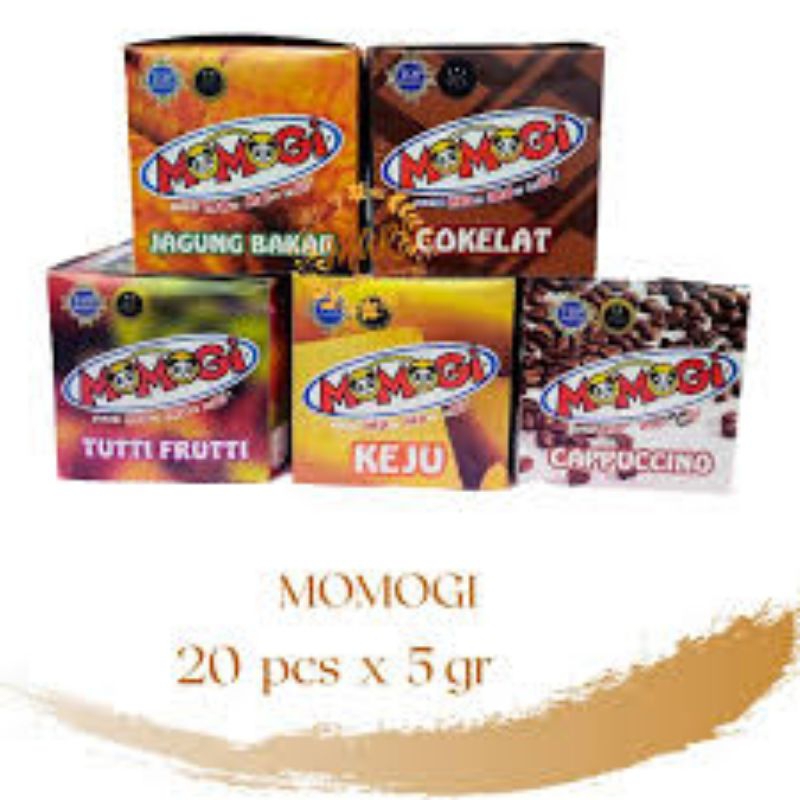 

Jual murah MOMOGI BOX isi 20 pcs berbagai varian rasa