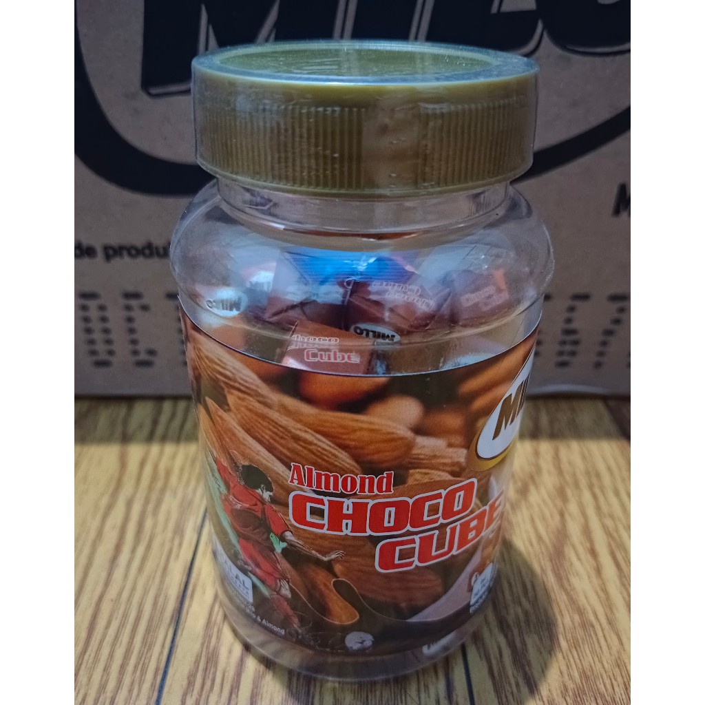 

Kacang Almond Milo/Millo Cube 1 Toples (Isi 50 Cube) Murah Lebay ....