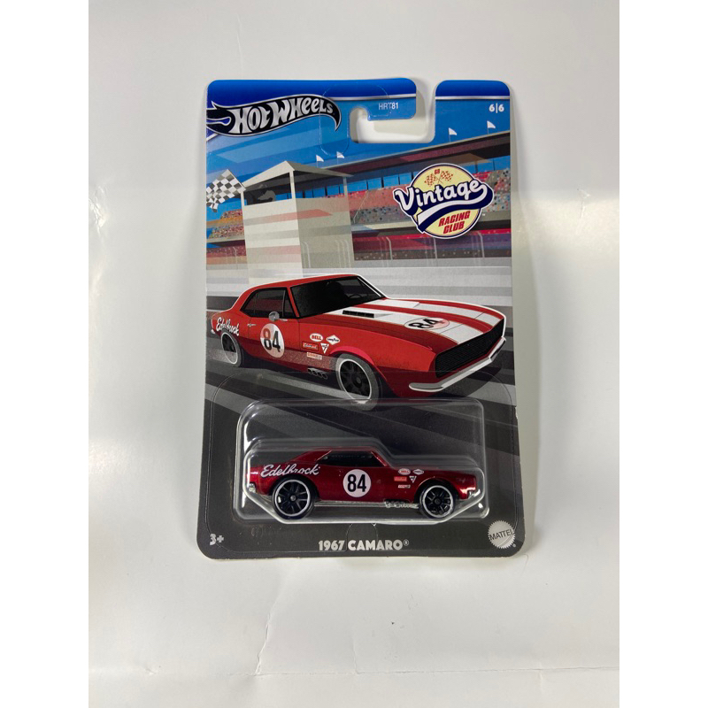 Hotwheels Vintage Racing Club | 1967 camaro chase car