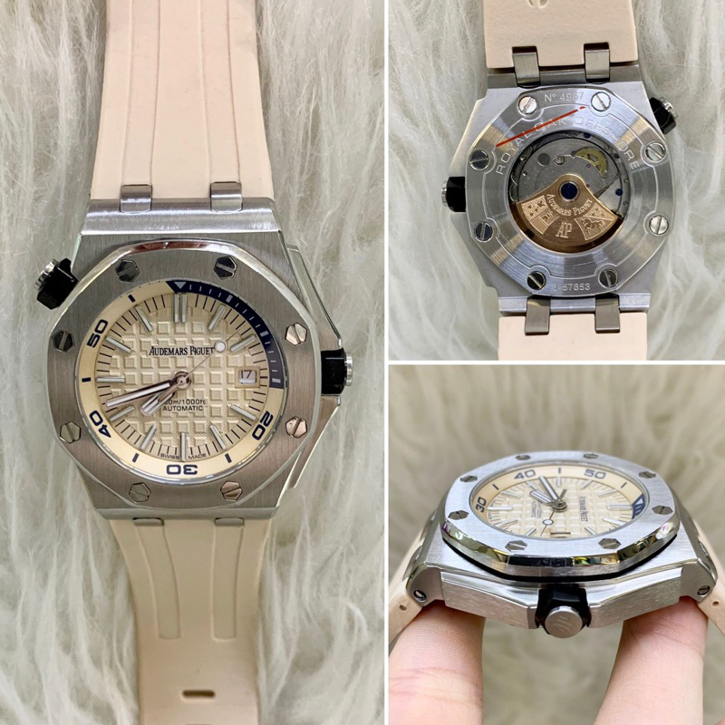 jam pria automatic jam tangan rubber d42mm jam tangan pria AP