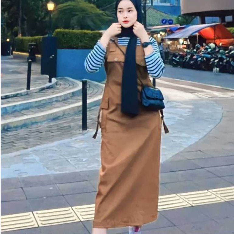 BRX~Overall Cargo//baju kodok wanita //Jumpsuit Cargo Wanita Terbaru