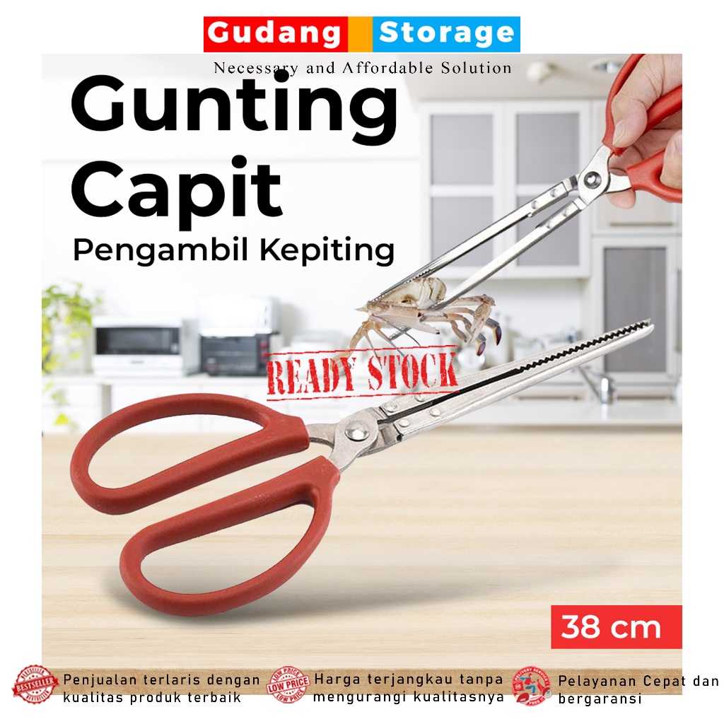 [PROMO] Gunting Capit Belut Kepiting Pengambil Seafood Kepiting dan Belut Gunting Capit Pengambil Se