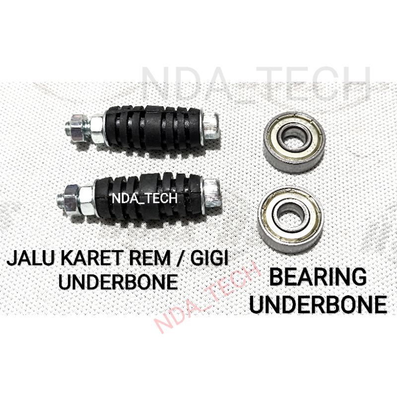 [NEW] JALU REM KARET PEDAL UNDERBONE MOTOR BEARING TUAS PEDAL UNDERBONE MOTOR JALU OPERAN GIGI STEP 
