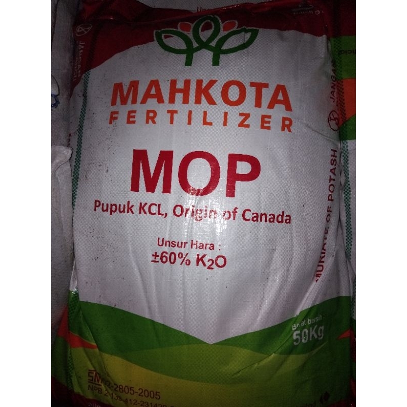 Pupuk Kcl Mahkota 50kg