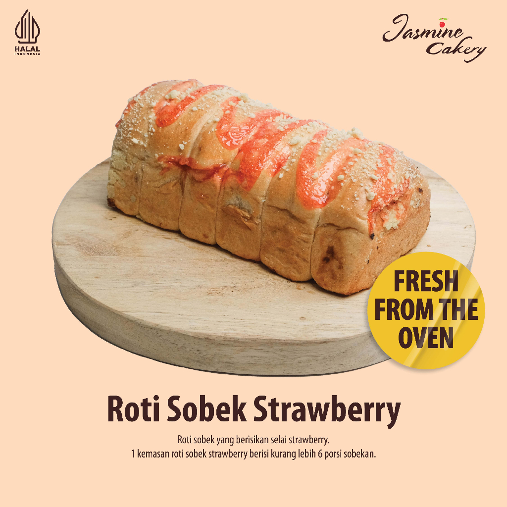 

Roti Sobek Strawberry / Roti Premium