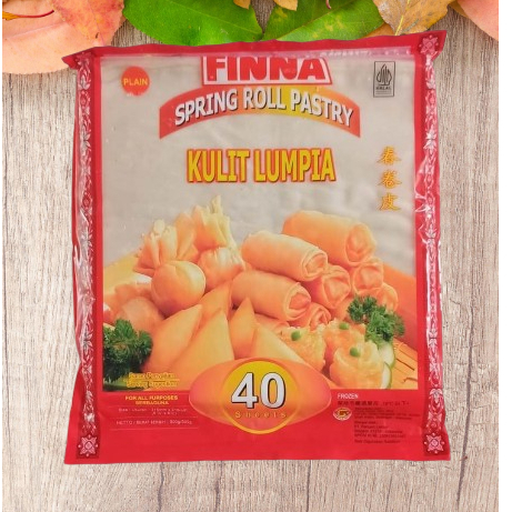 

Kulit Lumpia Finna - Spring Roll Pastry 215 x 215 40 lembar