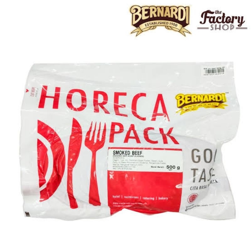 

Bernardi Horeca Pack Smoked Beef Bulat SO | Berat 500gr