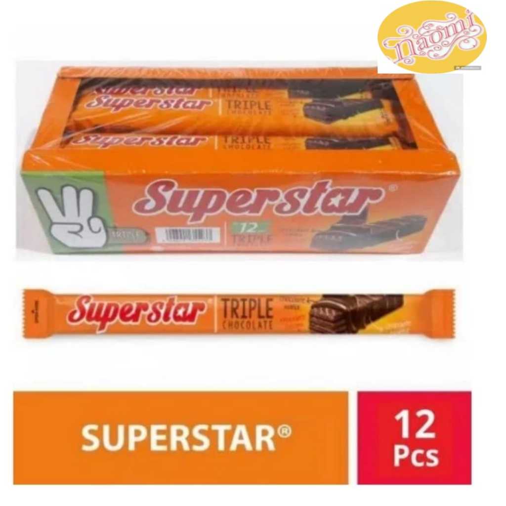 

PROMO!!! SUPER STAR ROMA WAFER COKLAT ISI 20PCS
