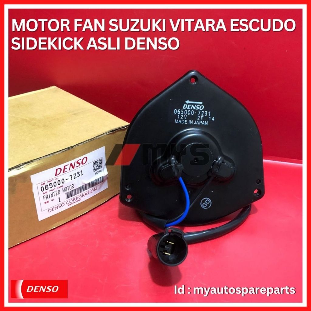 MOTOR FAN RADIATOR AC Mobil SUZUKI Vitara Escudo Lama Sidekick ASLI DENSO