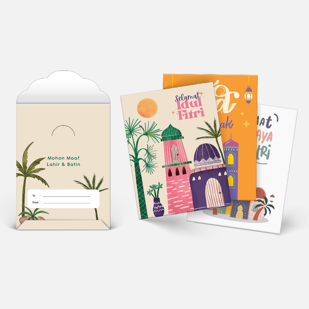 

Amplop Edisi Lebaran - Ukuran M 7,5x10 cm - [1 Pack Isi 6 pcs] - Custoom.in