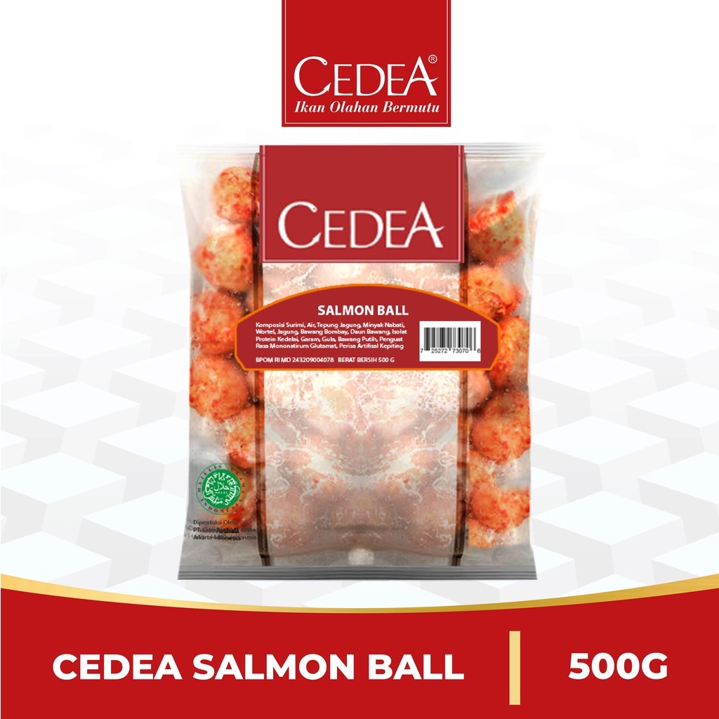 

Cedea bola salmon / salmon ball / bakso salmon 500gram frozen