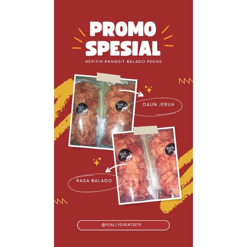 

keripik balado pedas