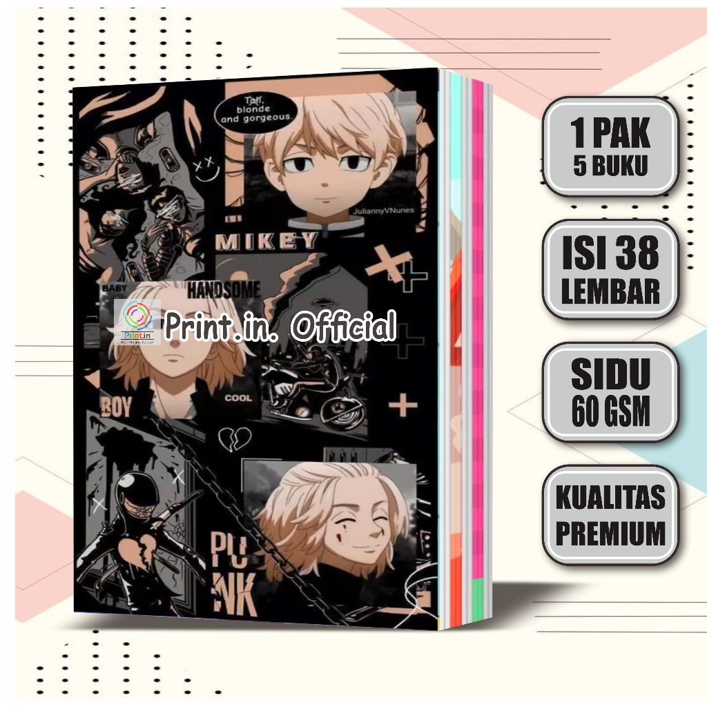 

Buku Tulis Custom Tokyo Revengers 38 Lembar / Buku Tulis Sekolah