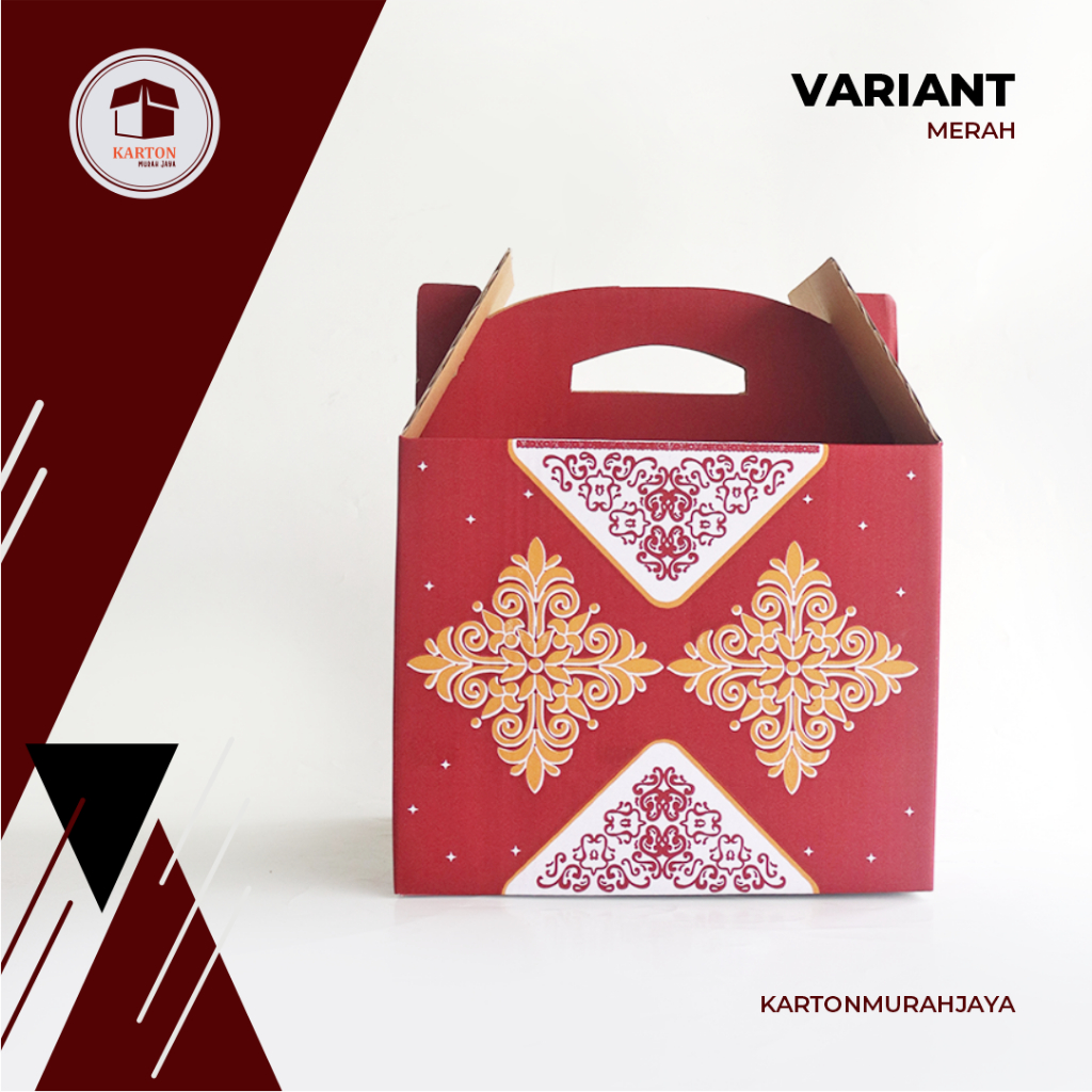 

BOX PARCEL BATIK MERAH JINJING UK. 30 x 25 x 24 cm - Kardus/Gift/Box Motif/Box Batik/Box Parcel/Box Hadiah/Box Buah/Box Souvenir/Packaging