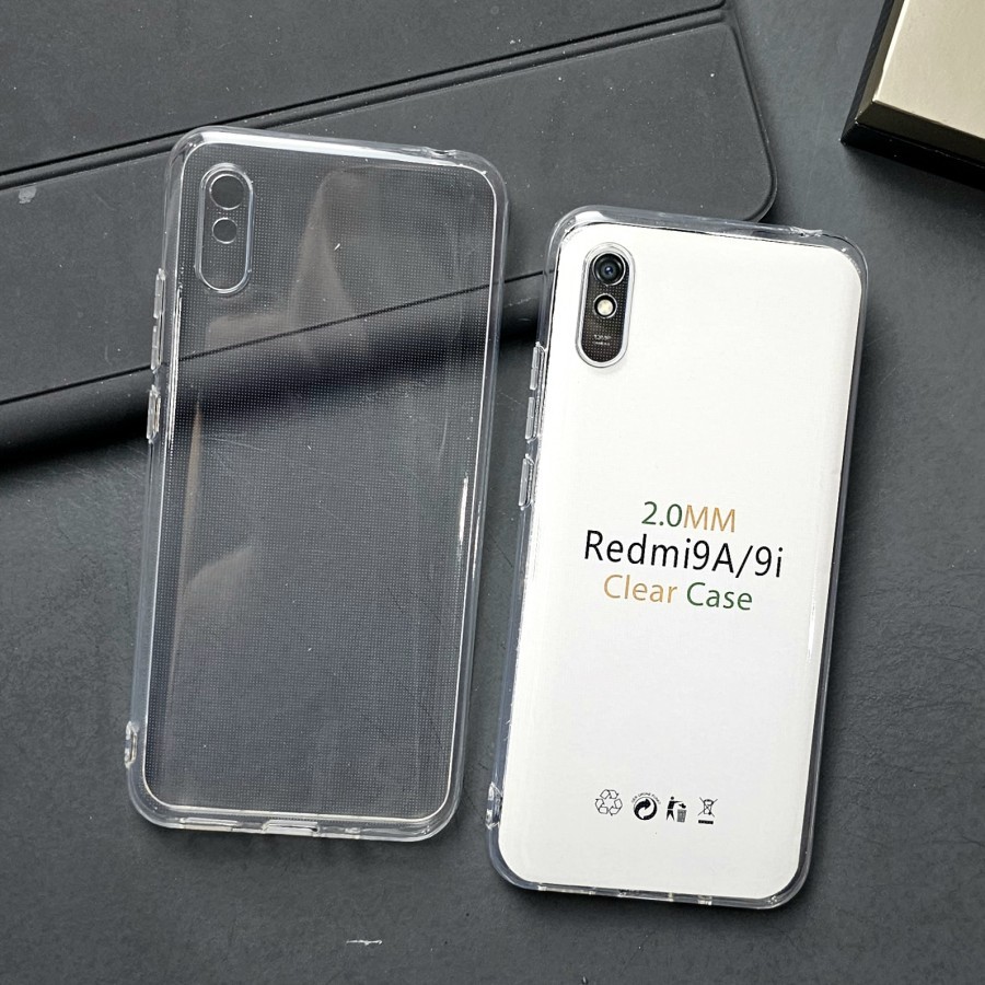 Case Hp Xiaomi Redmi 9A Casing Clear HD SoftShell Bening Jelly Softcase