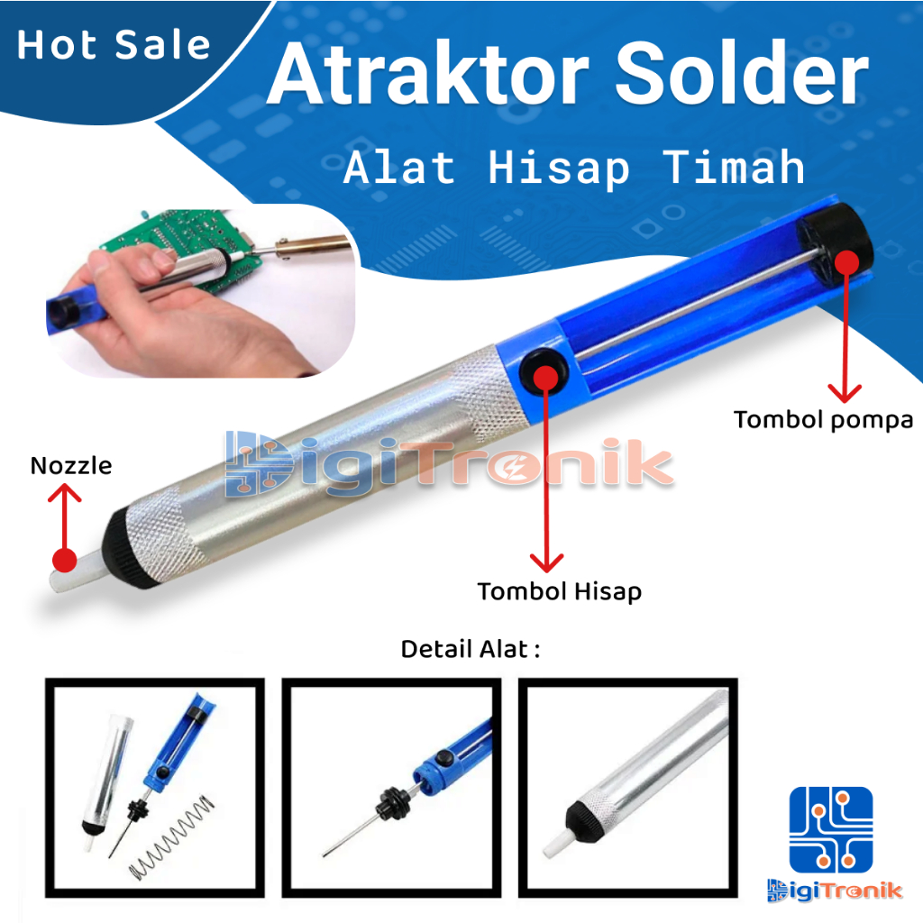 Alat Penghisap Penyedot Timah Solder / Atraktor Solder