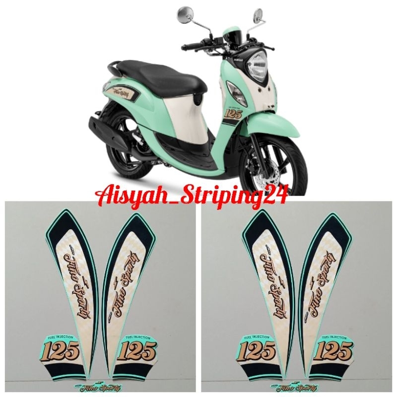 0stiker motor striping yamaha fino sporty 125 fi 2021