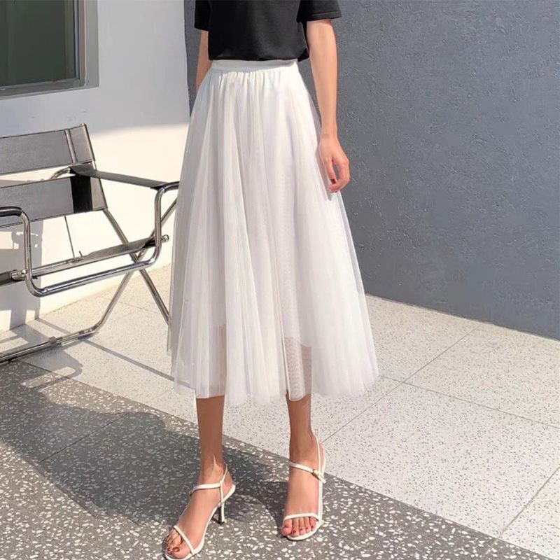 Rok Tutu Pendek Tile 2 Layer Rok Tutu  Dewasa 7/8