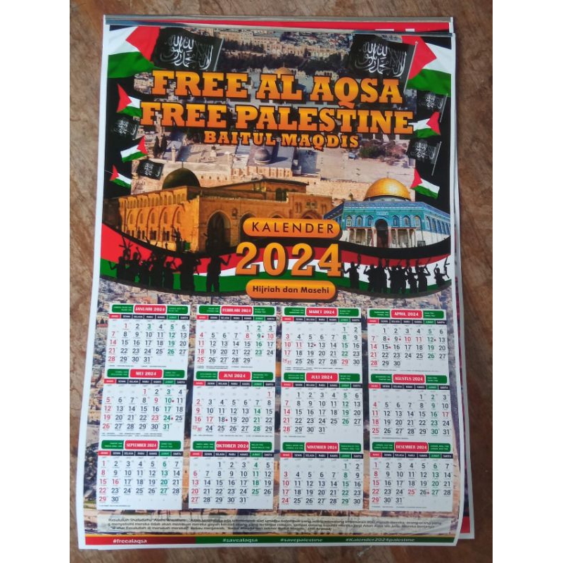 

Kalender Palestina 2024