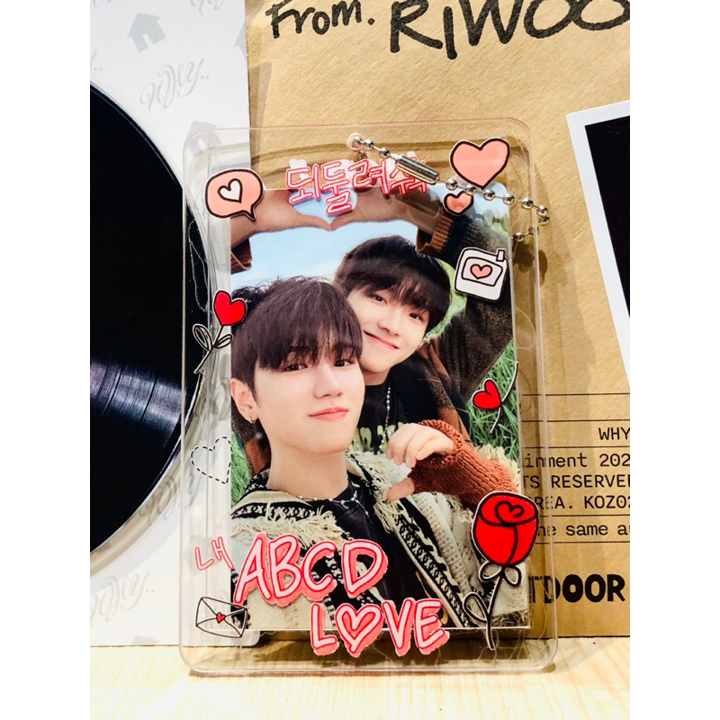 Card Holder Transparan ABCDLOVe