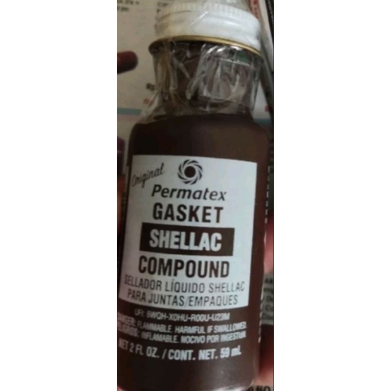 

Lem gasket cair shellac permatec
