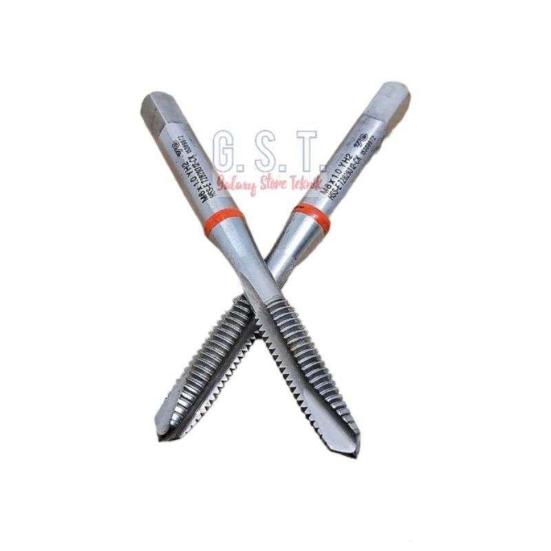 WG korea Tap Po lurus M6×1 tap mesin tap ulir drat m6×1.0 hss cocok untuk baut 10