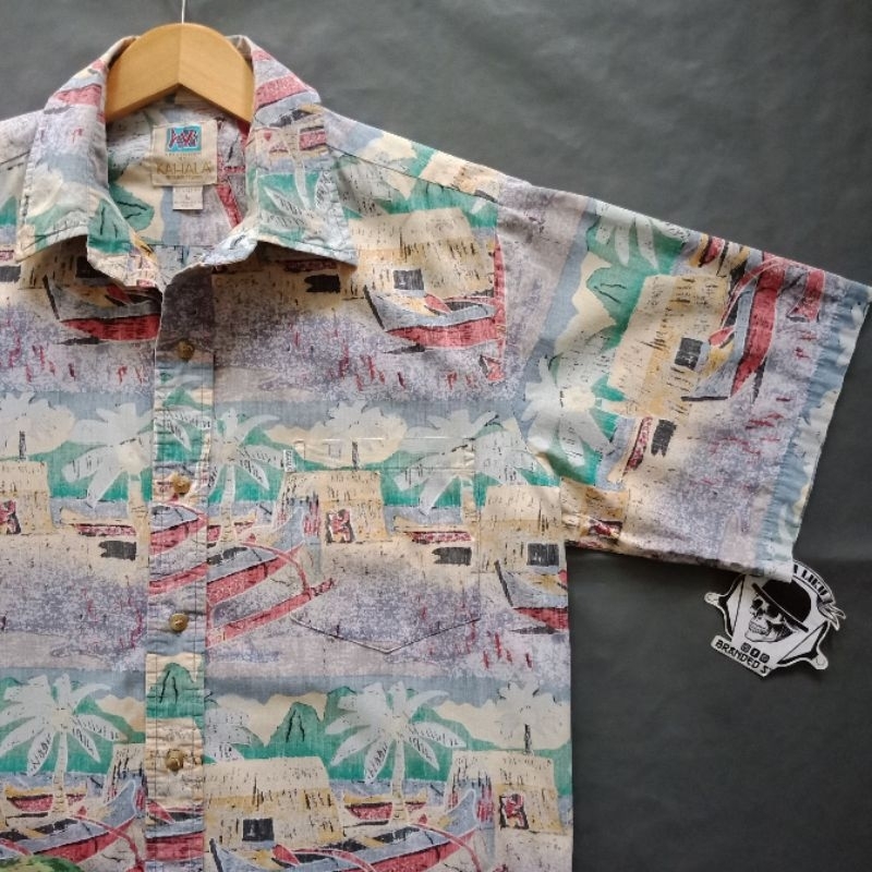 Kemeja Vintage 90s Avi by Kahala hawaii shirt
