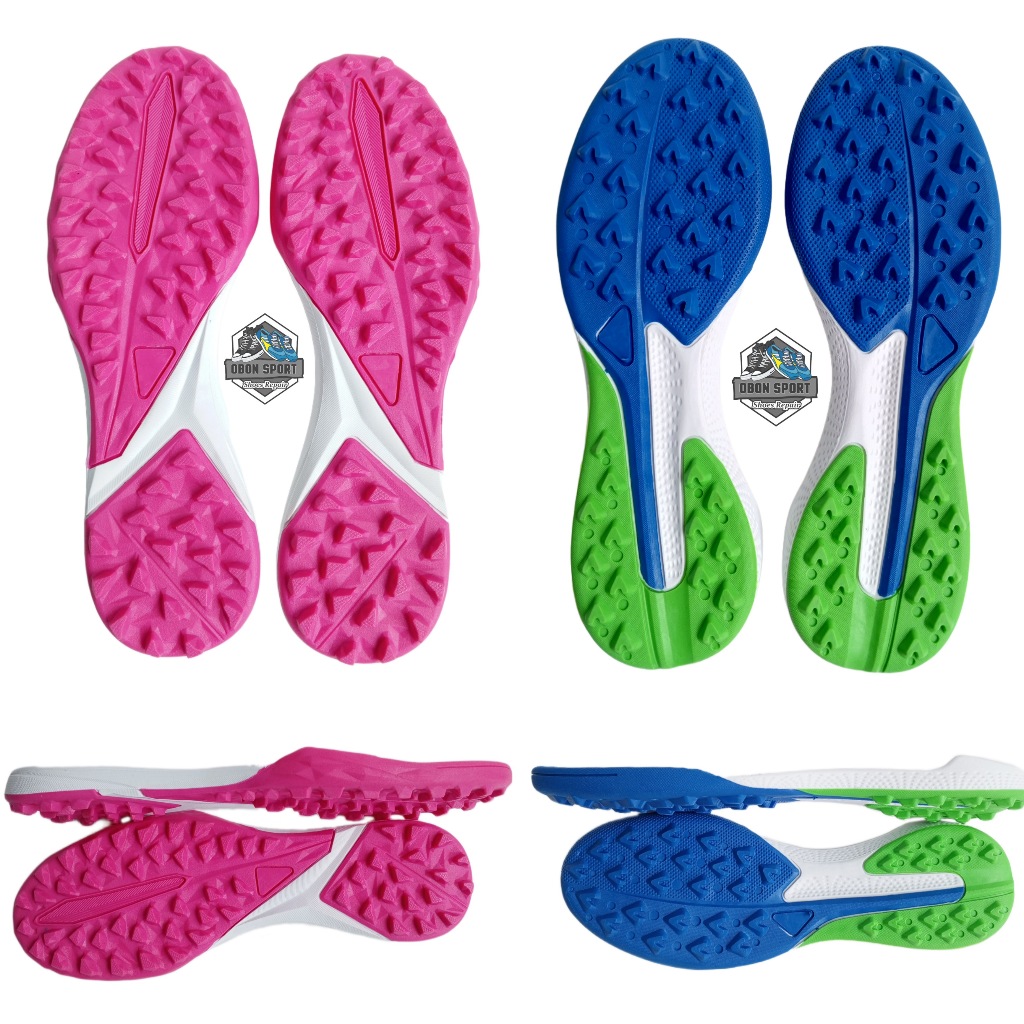 Outsole Sepatu Futsal Turf | Bawahan Sepatu Futsal Gerigi lapangan Sintetis | Sol Sepatu Gerigi