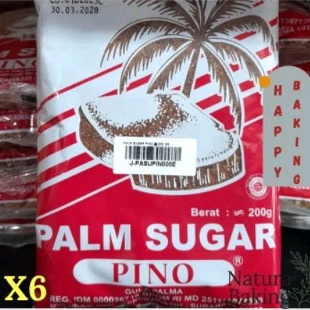 

Pino Palm Sugar 200gr x 6 pcs