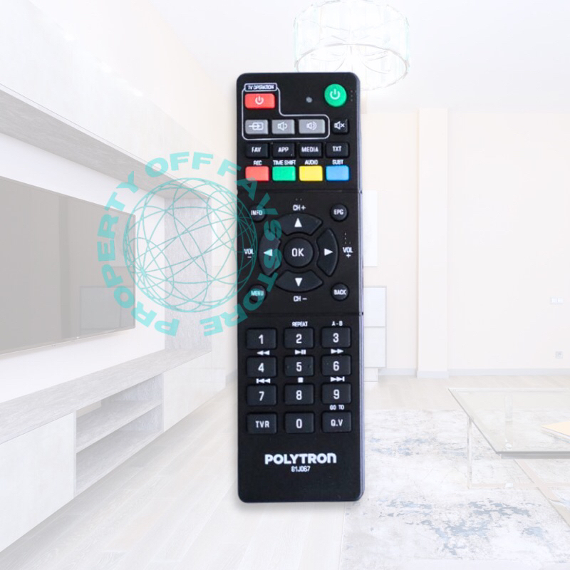 Remote Remot Set Top Box Polytron 81j067 Original All Type PDV600 PDV610 PDV602 PDV700 PDV709 PDV500