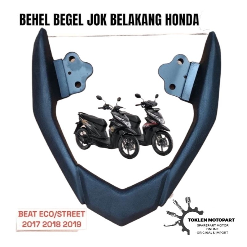 BEHEL JOK BEGEL PEGANGAN BELAKANG BEAT ESP ECO/STREET BOHLAM 2016-2019 BAHAN KARET