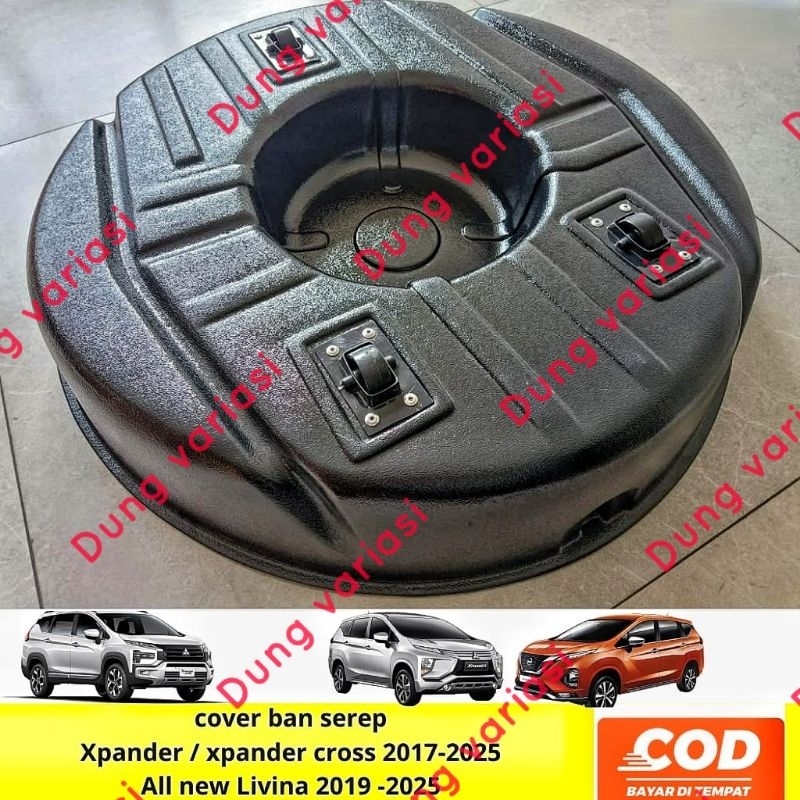 cover ban serep xpander Livina xpander cross hitam 2017,2021,2025