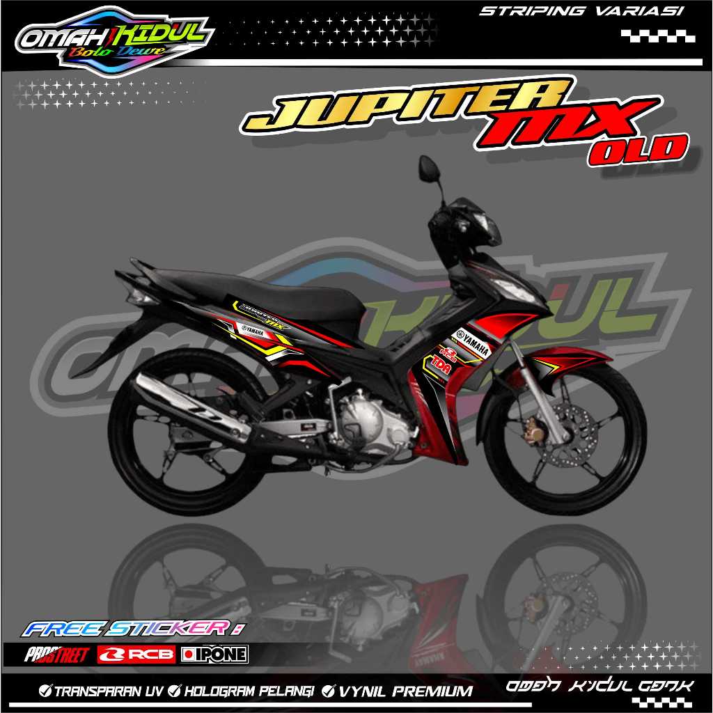 STRIPING VARIASI YAMAHA JUPITER MX OLD / STICKER LIST MOTOR JUPITER MX OLD