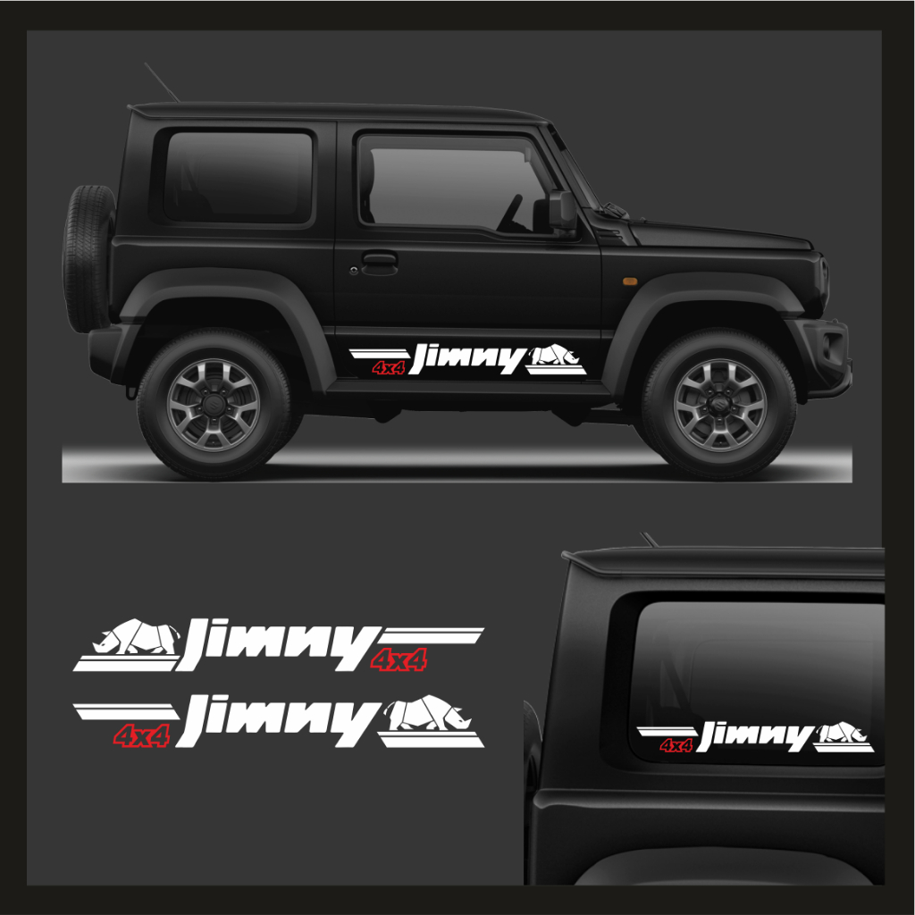 Sticker Jimny 4x4 / Stiker Mobil