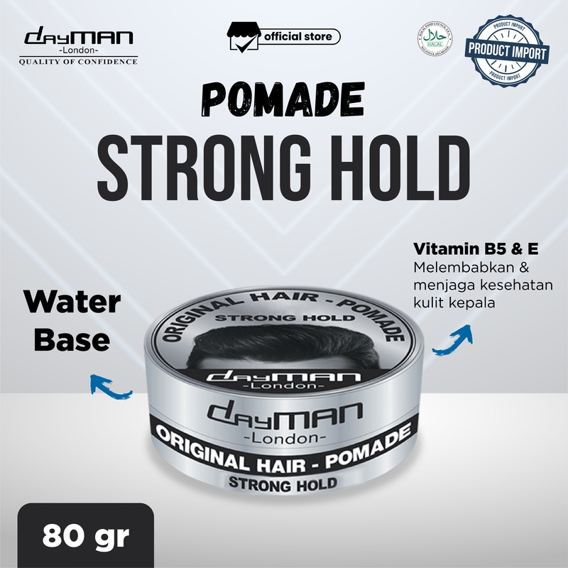 Hair Pomade Dayman Strong Hold 80 gr