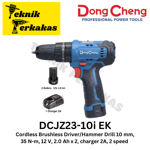 DONGCHENG DCJZ23-10iEK Mesin Bor / DCJZ 23-10 i EK Cordless Impact Drill