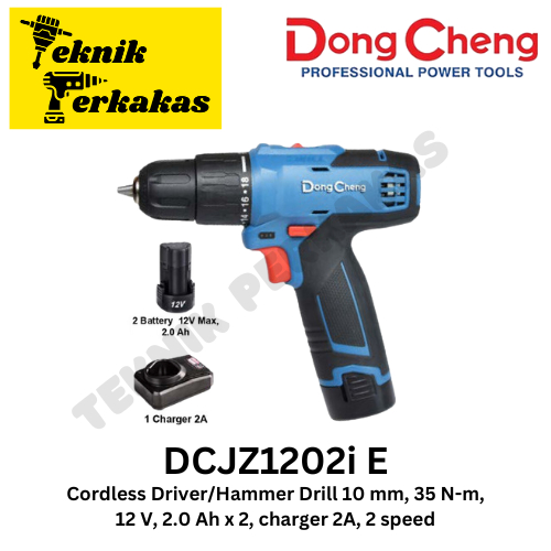 DONGCHENG DCJZ1202i Bor Baterai / DCJZ 1202 i Cordless Impact Drill