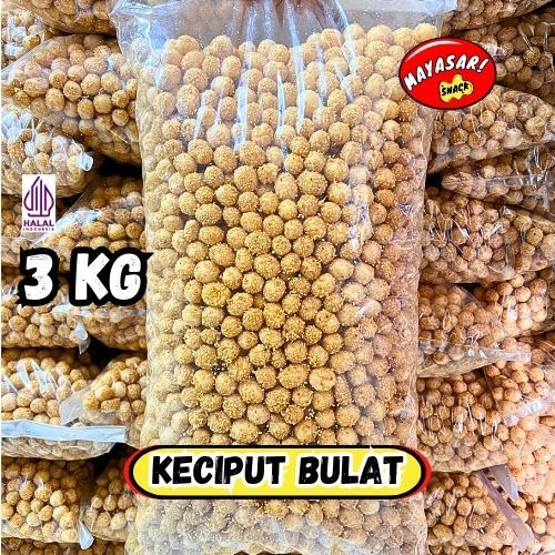 

[BALL] SNACK KECIPT BULAT ORIGINAL KILOAN 3kg