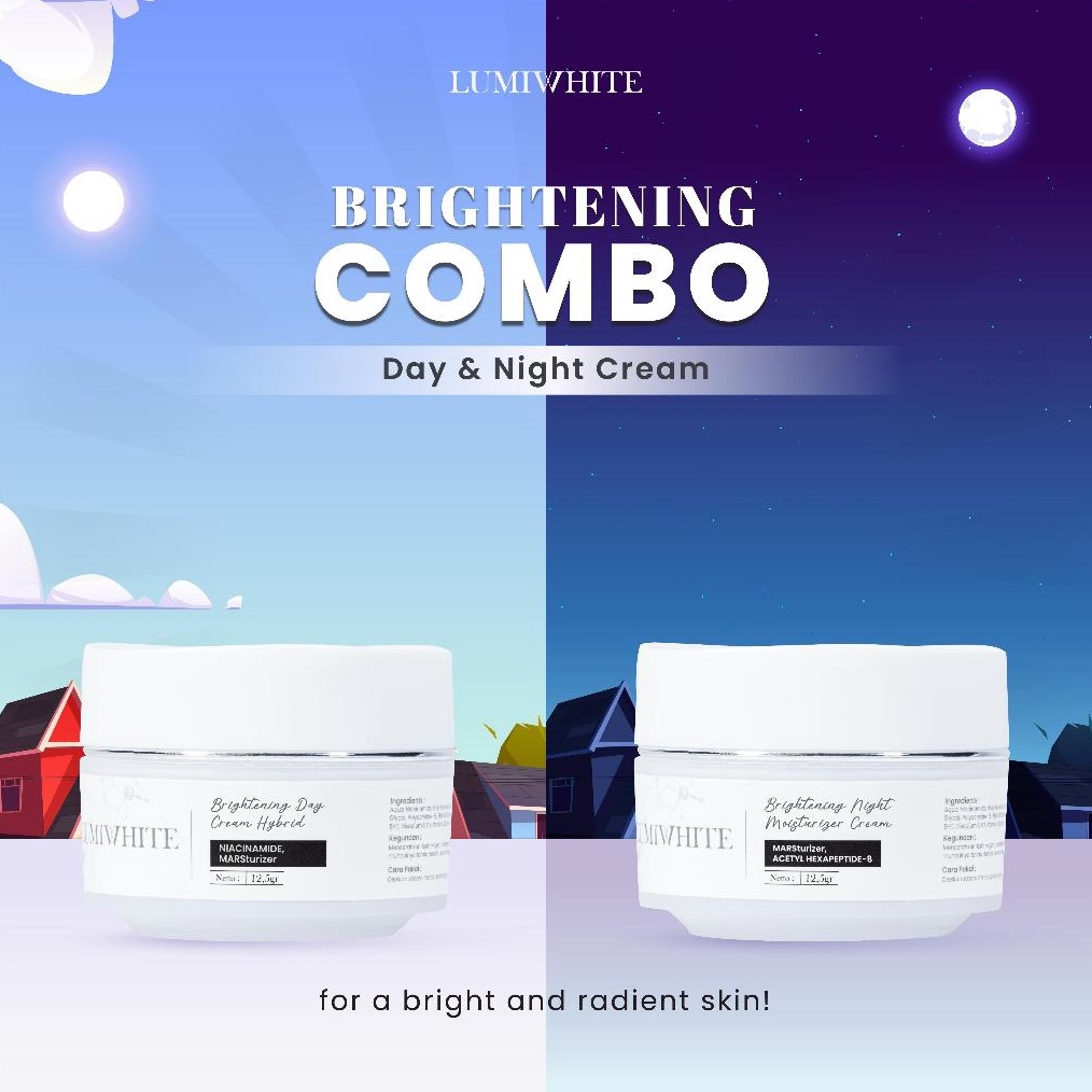 ART B4D Lumiwhite  Day  Night Cream Package Skincare