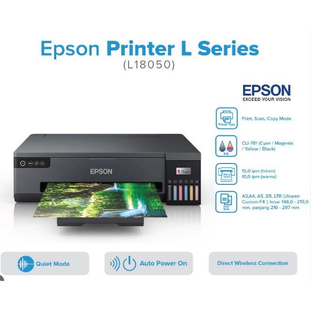 Epson Ecotank L18050 A3 / A3+ Wireless Printer Photo InkTank