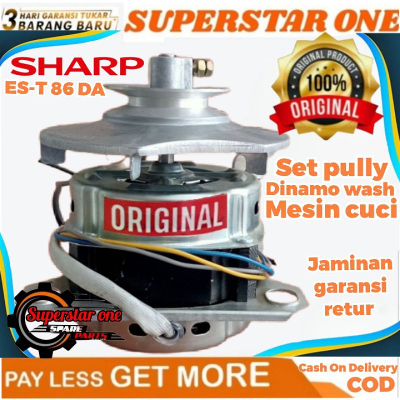 dinamo wash/pencuci set pully Sharp Mesin Cuci ES-T86DA/ES-T 86 DA/EST86DA/EST 86 DA