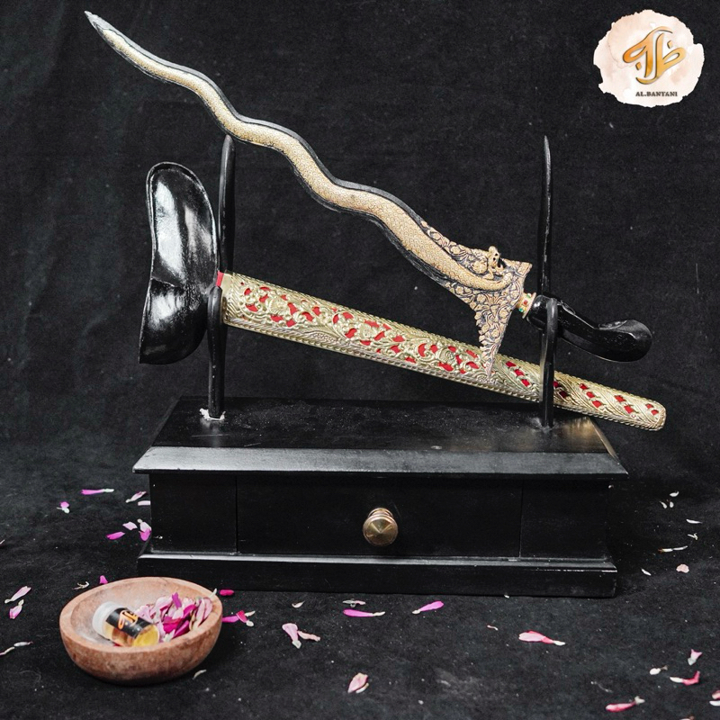 Keris Nogo Sapto Kinatah Sepuh Mas HB