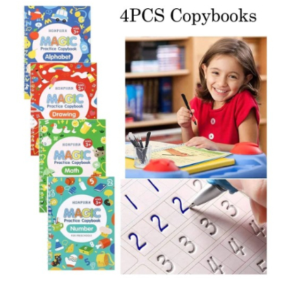 

Buku Ajaib Belajar Menulis Anak Sank Magic Book 3D 4Pcs Termurah