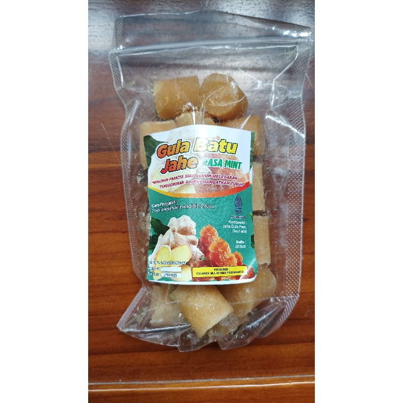 

Gula Batu Jahe | Rasa Mint | Isi 20 Butir | Minuman Praktis Seduh | Melegakan Tenggorokan dan Menghangatkan Tubuh