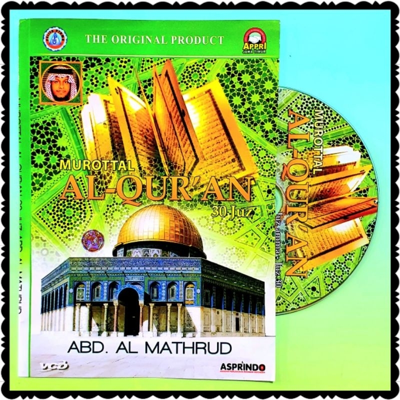 KASET VIDEO VCD ORIGINAL MUROTTAL AL QURAN NGAJI MUROTAL