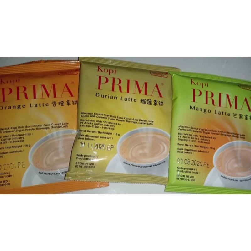 

Kopi Prima Kopi Durian Kopi Mangga Kopi Jeruk Prima Coffee