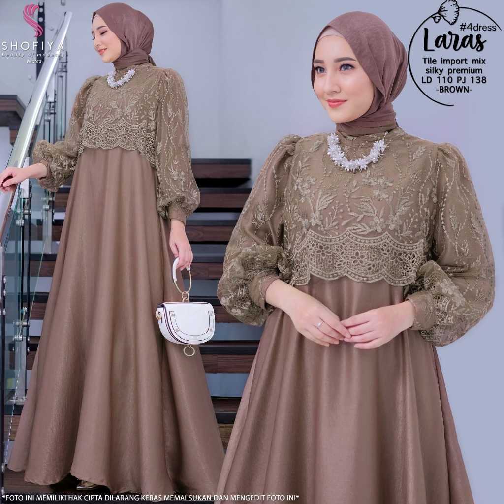 BAJU WANITA ARASHYA/LARAS DRESS BY SHOFIYA
