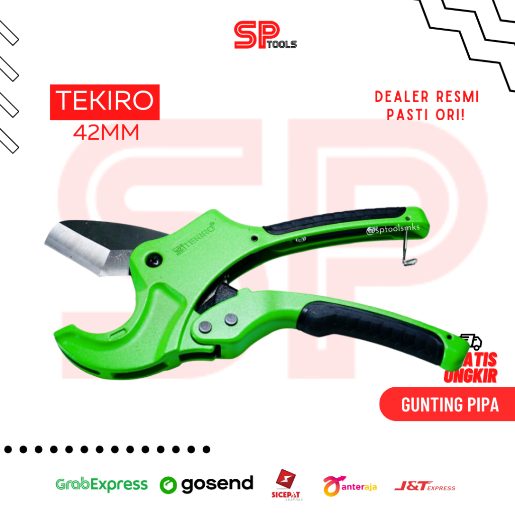 GUNTING PEMOTONG ALAT POTONG PIPA PVC 42MM TEKIRO